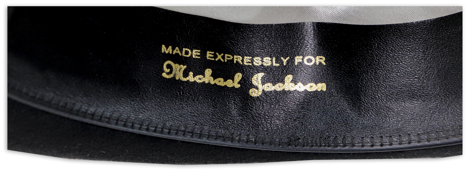 Michael Jackson's Famous Stage-Worn Black Fedora -- From 1984 ''Victory'' Tour Used When Jackson Performed ''Billie Jean''